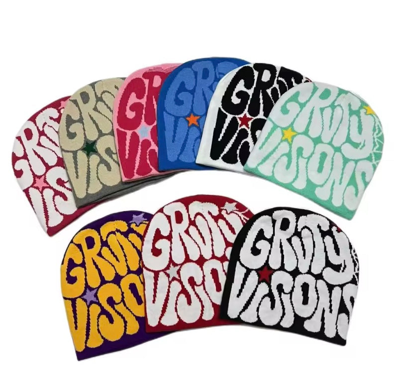 Knitting Cap Men Women Paragraph Quality Beanie Cap Y2k Warm Fashion Hundred Take Ins New Net Red Design Sense Niche Cold Cap